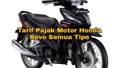 Tarif pajak motor Honda Revo
